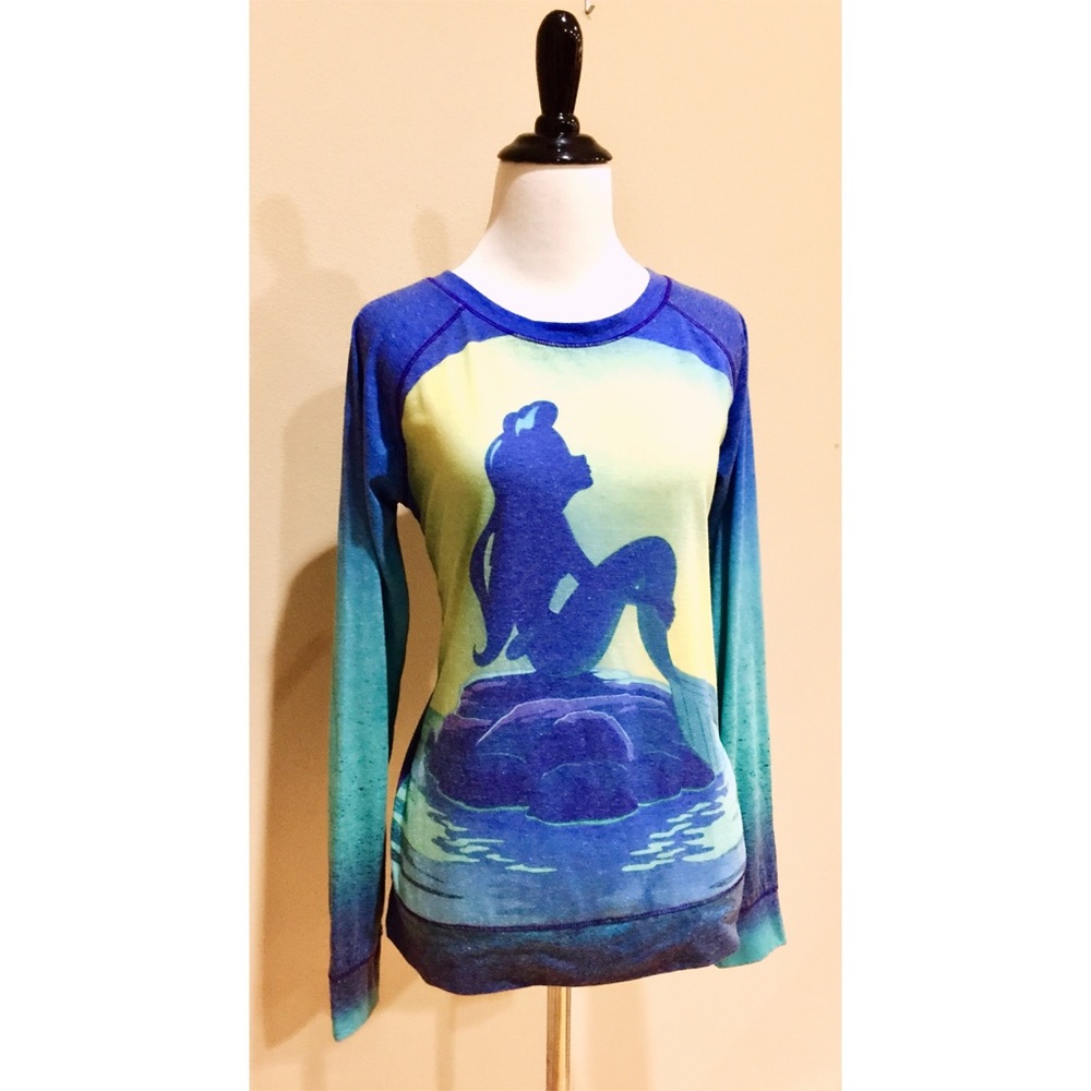 VTG Disney The Little Mermaid Ariel & Eric Top
